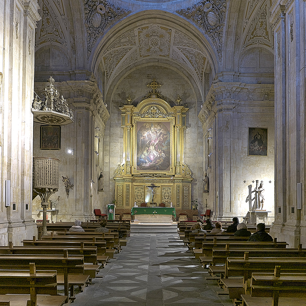 Interior Iglesia de San Sebastián (Salamanca)