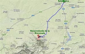 Localización Navarredonda de la Rinconada