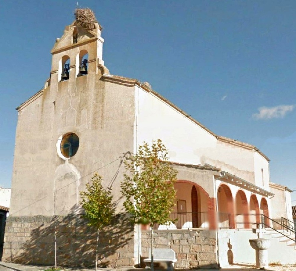 Iglesia San Pedro Apóstol (Pajares de la Laguna) - parte campanario