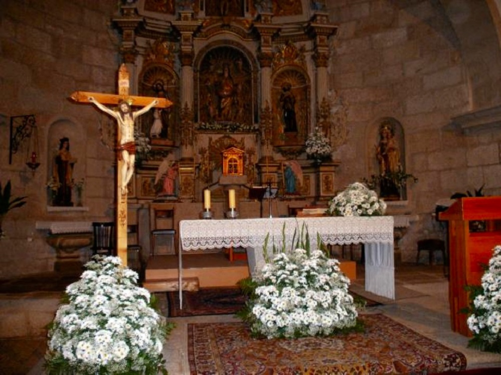 Iglesia San Sebastián (Aldea del Obispo) - parte interior